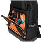 Klein Tools 55421BP-14 Tool Backpack, Heavy Duty Tradesman Pro Tool Bag Organizer with 39 Pockets, Molded Bottom