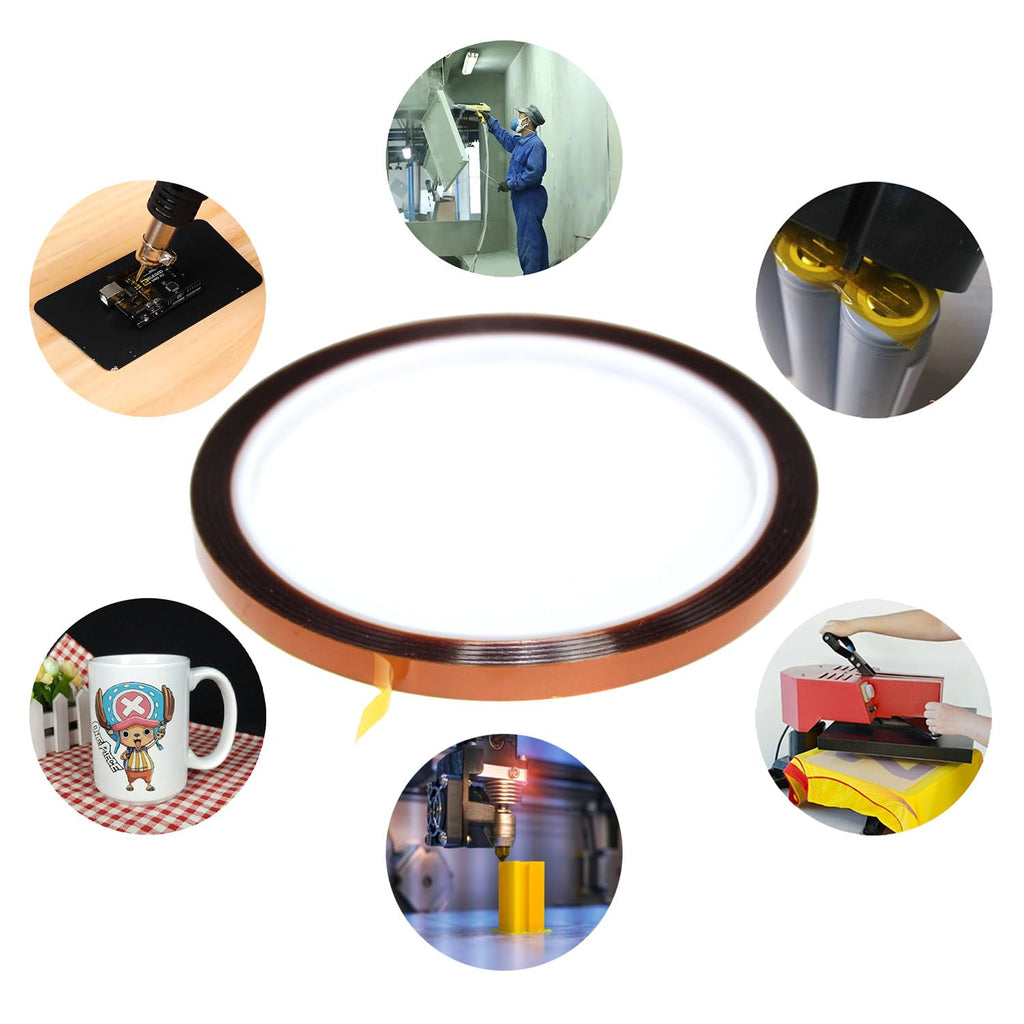 1''×33M High Temperature Resistant Polyimide Tape,No Residue Heat Tape
