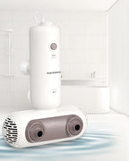 KokoSelene Bath Jets for Tub, Portable Bath Spa for Bathtub with Dual Hydro Jets, Bathtub Spa Machine Creates Soothing Bubbles for Daily Relax at Home Use (Brown)