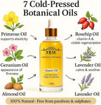 ERAE Queen Body Oil – Cold Pressed Botanical Blend for Hydrating & Firm-Looking Skin, Lightweight Fast-Absorbing Body Moisturizing Oil for Arms, Legs & Stomach