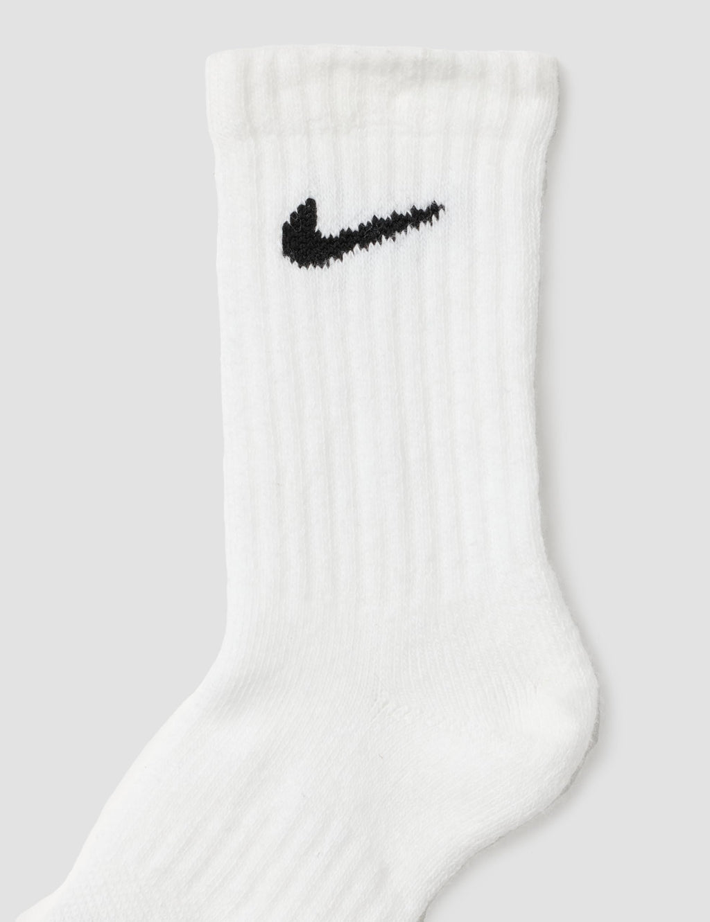 Nike Dri-Fit Performance Basic Crew (Toddler/Little Kid) White 5-7 (10 Toddler-3 Little Kid)
