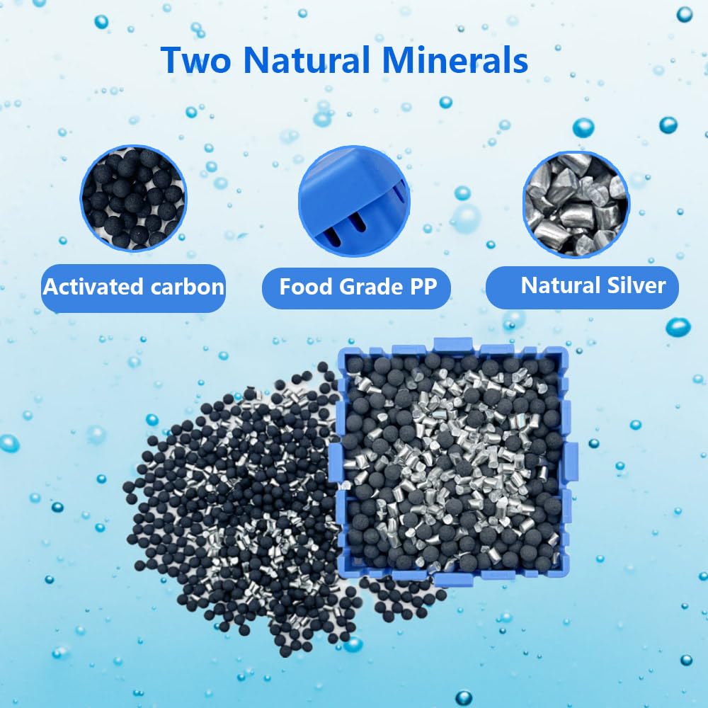 BFJOG Hot Tub Mineral Cartridge for Sundance Spas, Spa Mineral Ag+ Cartridge to Make Your Spa Water Clean and Clarified, Silver Ion Cartridge Can Continue to Supply Fresh Water for 8 Months (2-Packs)
