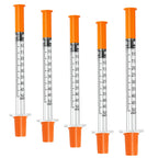 0.5ml/cc 30G 5/16" (8mm) Syringes, Individually Wrapped - Box of 100