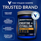 BodyTech Creatine + Citrulline Powder, Supports Strength, Pumps & Endurance, Pre Workout Supplement for Men & Women, Unflavored, 12.9 Oz, 30 Servings