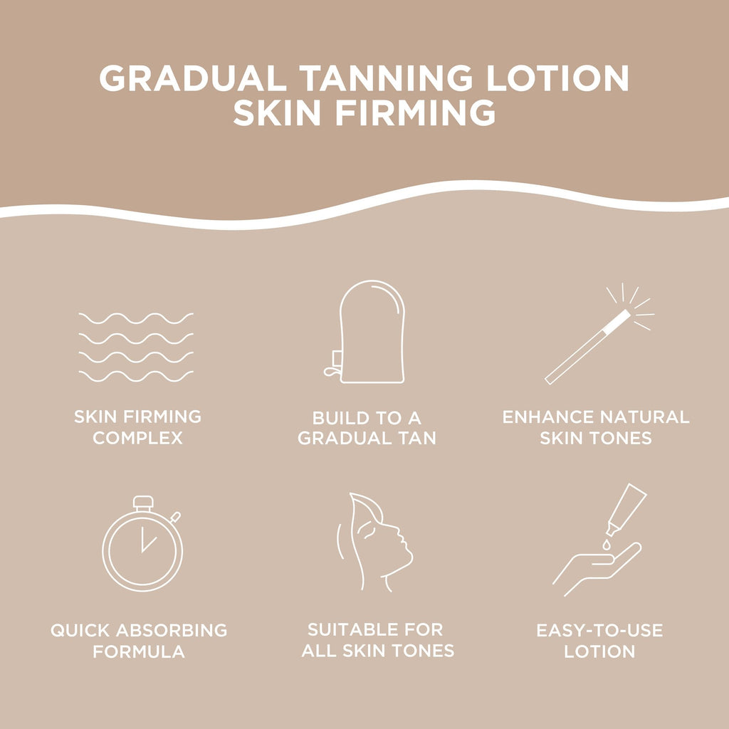 Bondi Sands Skin Firming Gradual Tanning Lotion, Skin-Firming Complex Builds to a Natural-Looking Tan for Tight, Glowing Skin, 150 mL, 5.07 Fl. Oz.