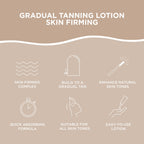 Bondi Sands Skin Firming Gradual Tanning Lotion, Skin-Firming Complex Builds to a Natural-Looking Tan for Tight, Glowing Skin, 150 mL, 5.07 Fl. Oz.
