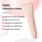 Abib PDRN Intensive Cream 1.5 Tube 2.54 fl oz, Salmon DNA PDRN Hydrating Moisturizer for Dull and Stressed Skin, Skin Turnover and Barrier Care, with Peptides and Hyaluronic Acid, Korean Skincare