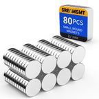 SRENMSMT Heavy Duty Magnets, 15x3mm Neodymium Magnets for Crafts, 80 Pack