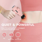 AERLANG Christmas Gift for Women Massage Gun with Heat deep Tissue Pink