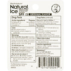 Mentholatum Natural Ice Original Medicated Lip Balm, Hydrating Lip Care for Dry, Chapped Lips, Moisturizing Formula with SPF 15 Helps Prevent Sunburn, Protection for Smooth, Soft Lips (Pack of 12)
