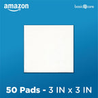Amazon Basic Care Gauze Pads, 3x3 inches Sterile Medical Wound Dressing Sponges, 12-Ply, Ultra Soft, Extra Absorbent, 50 Count, (Previously All Health) (Pack of 2)