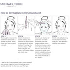 Michael Todd Beauty - Sonicsmooth – SONIC Technology Dermaplaning Tool - 2 in 1 Women’s Facial Exfoliation & Peach Fuzz Hair Removal System with 8 Weeks of Dermaplaning Blades