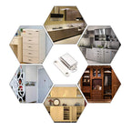 Mousike Cabinet Magnets 30lb Stainless Steel Magnetic Door Catch with Strong Magnetic for Kitchen Cupboard Wardrobe Closet Cabinet Door Drawer Latch