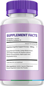 Memo Master Advanced Formula Capsules – MemoMaster Natural Blend Extra Strength Focus Memory Support (1 Pack – 60 Capsules)