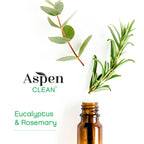 AspenClean | Laundry Pods | Eucalyptus and Rosemary | Clean Detergent for Sensitive Skin | Zero Plastic | Non - Toxic | 100% Natural | EWG Verified - 36 Count