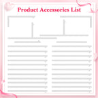Wokceer Square Wedding Arch Backdrop Stand White Metal Arch 8FT x 8FT