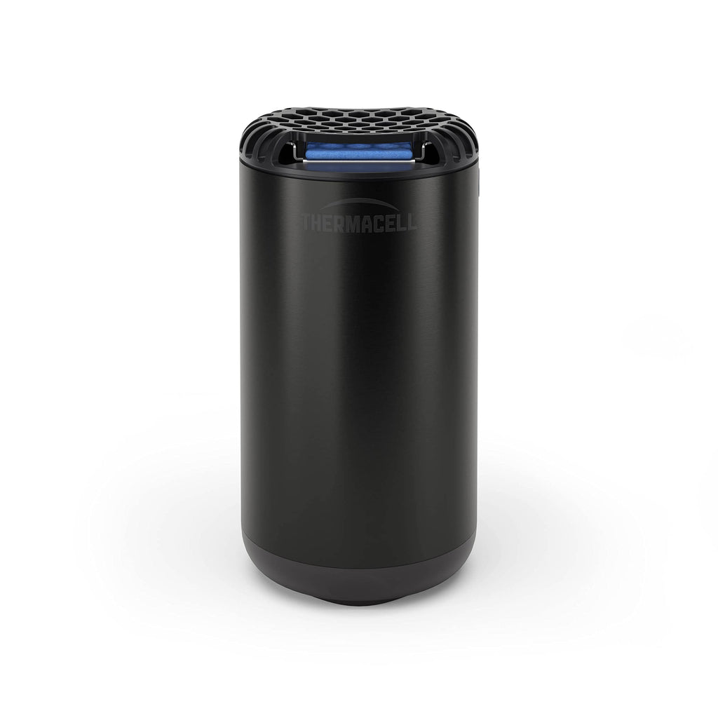 Thermacell Patio Shield Mosquito Repellent Metal Edition, Obsidian; Easy to Use, Highly Effective; Provides 12 Hours of DEET-Free Backyard Mosquito Repellent; Scent-Free, No Spray, No Smoke, Cordless