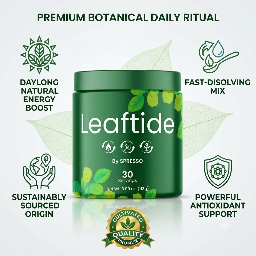 (2 Pack) LeafTide Powder, Official Leaft Tide Supplement with Premium Ingredients, Advanced Formula Support for Active Lifestyle & Overall Wellness Reviews (5.5Oz Powder)