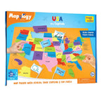 Imagimake Mapology USA Map with Capitals | Learning States and Capitals | US Geography Toys for Ages 8-13 | Jigsaw Puzzles for Kids Ages 8-10 | Educational Back to School Gifts for Kids Age 5-7 & 9-12
