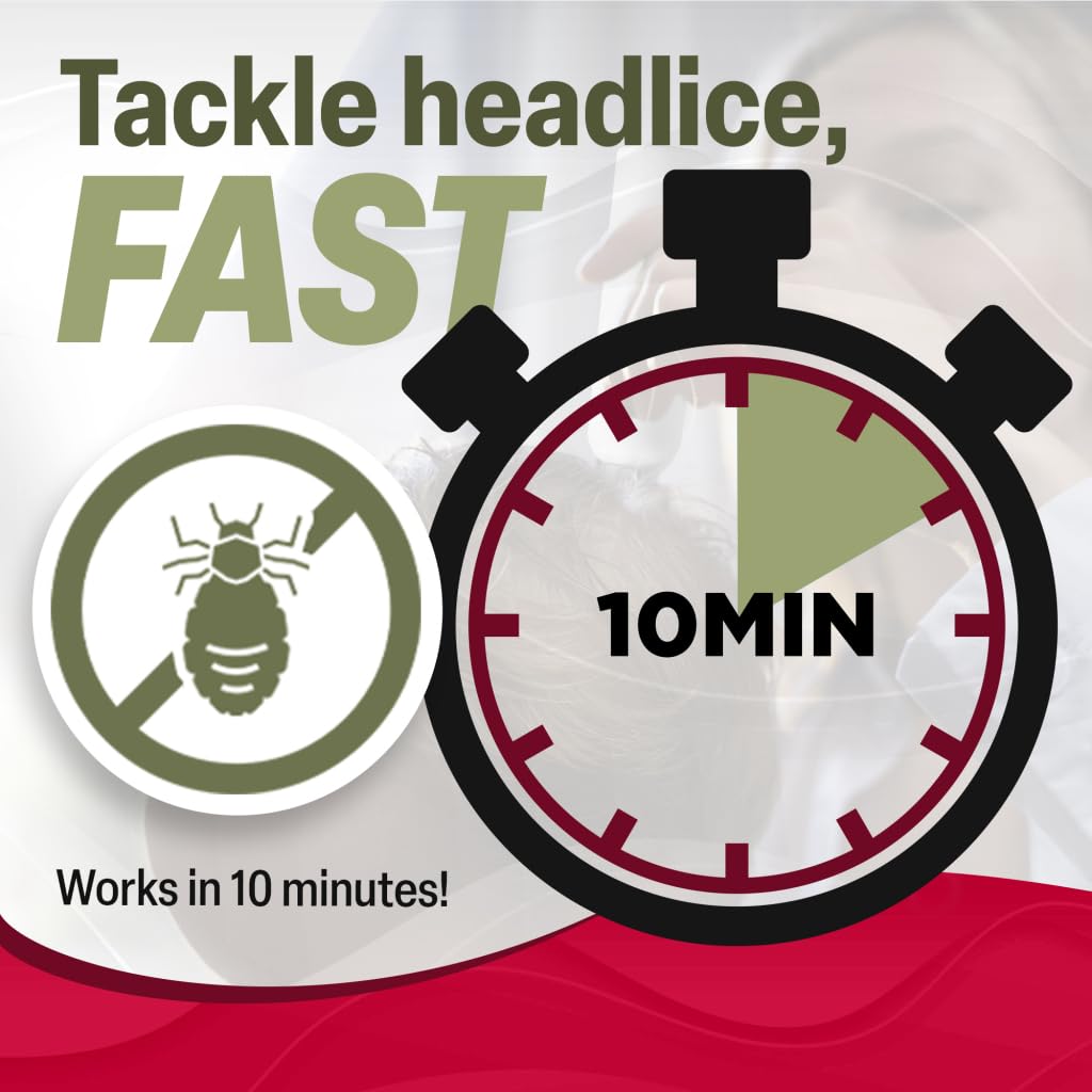 Ivermectin Lotion 0.5% Lice Treatment (4 Fl Oz) Fast-Acting 10-Minute Single Use, Prescription Strength Solution for Head Lice & Eggs, No Nit Combing Required, Adults & Kids 6 Months+