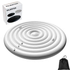 Inflatable Hot Tub Cover Round, Fits Saluspa Coleman Intex Cover, Thermal Insulated & Energy-Saving Weatherproof Protector, Unique Design Flexible Adjust Pool Cover Size Replacement-Life Time Support
