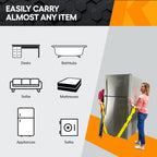 KEEPER Two Person Adjustable Lifting and Moving Straps with 800 lbs WLL, Ergonomic Design, for Safe, Scratch-Free Moving