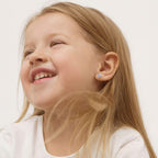 In Season Jewelry CZ Flower Kids Earrings - 925 Sterling Silver (Pink)