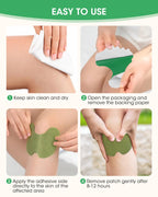 MYMULIKE 60PCS Knee Patches, Herbal Knee Patch, Warming Herbal Patches for Knee Patch Paste Long Lasting Reduction of Joint Uncomfortable