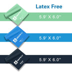 A AZURELIFE Resistance Bands,Professional Long Non-Latex Elastic Stretch Bands,Exercise Bands for Physical Therapy, Yoga, Pilates, Rehab, at-Home or The Gym Workouts, Strength Training