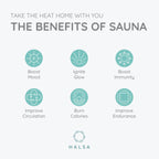 Halsa Sauna Hat, Natural Wool Sauna Cap for Men and Women | Flowers | Eco-Friendly Insulating Headgear for Spa, Steam Room, Banya, Bathhouse | Comfortable, Breathable, Handmade | One Size Fits All