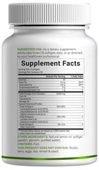 Triple Omega 3-6-9 Fish Oil Supplements 3,600mg – 240 Softgels with Flaxseed Oil & Borage Oils Complex – High EPA + DHA – Burpless Pills, Lemon Flavored, Wild Caught – Heart, Joint, & Brain Support