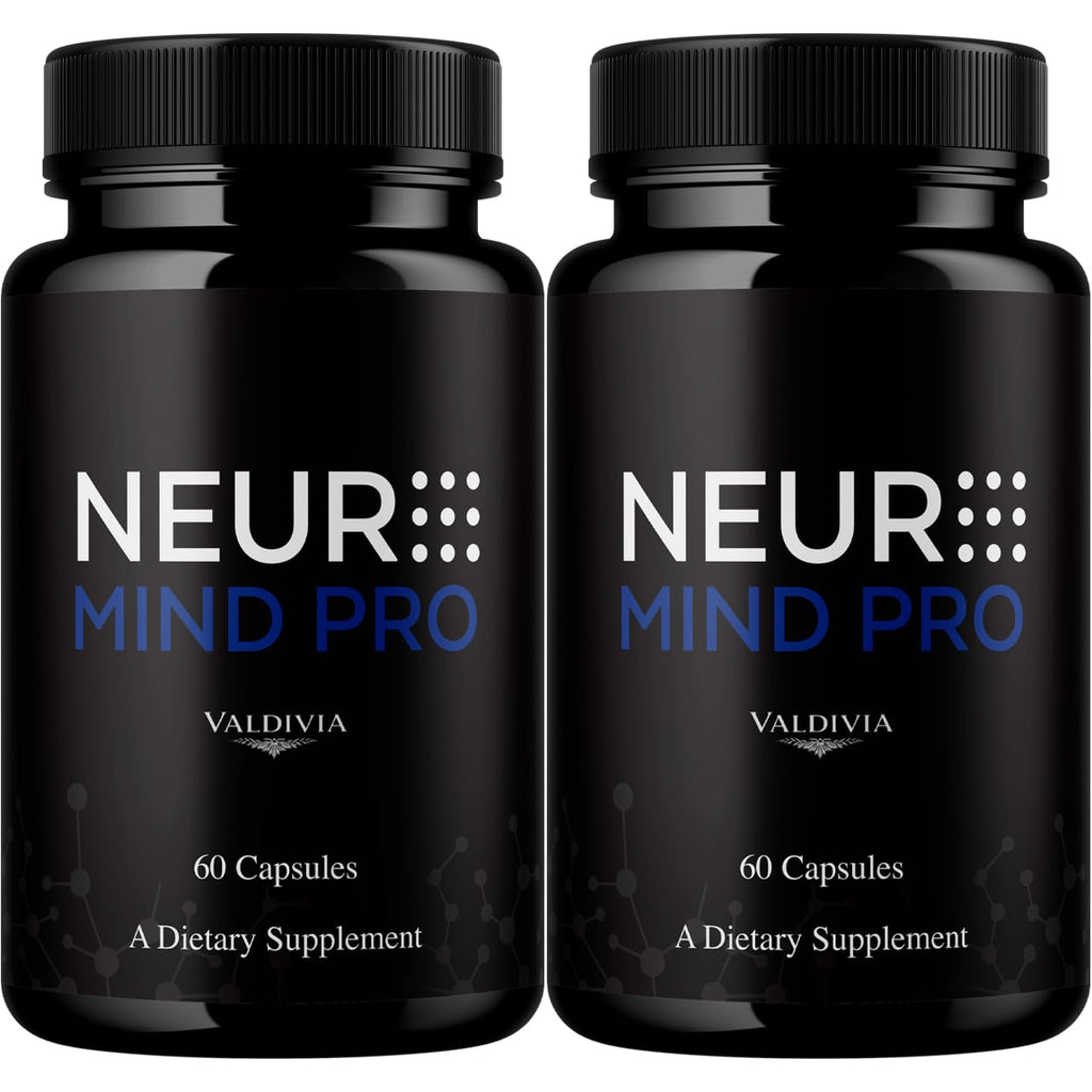 (2 Pack) Neuro Mind Pro Capsules - Official NeuroMindPro Supplement, Premium Formula, Natural Vitamins for Health & Wellness - 120 Capsules for 2 Months
