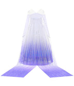 Aoiviss Girls Princess Costumes Snow Queen Princess Fancy Dress Up Clothes
