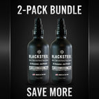 BLACKSTEEL Men’s Anti-Aging Face Serum with Retinol & Hyaluronic Acid | 4 oz (2-Pack)