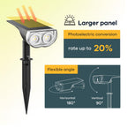 Linkind Halloween Solar Spotlights Outdoor Waterproof Multicolor 6 Pack