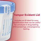Dealmed 781044 Urine Specimen Cups - 4 oz, Leak Resistant, 5 Count