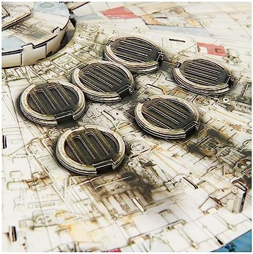 4D Build Star Wars Millennium Falcon 3D Model Kit, 𝖲tar Wars Gifts, Ѕtar Ｗars Toys Desk Decor for Star Ｗars Fans & Collectors, Adults & Teens 12+