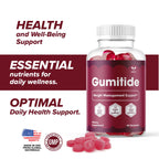 Gumitide Gummies, Official Gumitide Gummys Advanced All Natural Premium Formula Vitamins Maximum Strength, Daily Gummitide Support for Overall Health and Wellness Active Ingredients (60 Gummies)