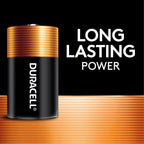 DURACELL Coppertop D Batteries, D Battery with Long-Lasting Power, All-Purpose Alkaline D Battery for Household and Office Devices
