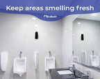 Automatic Air Freshener Spray Dispenser (2-Pack) Wall Mounted or Free Standing, Commercial and Home Use, Multiple Time Scent/Mist Release Settings for Room/Restroom Sprayer (Black)