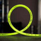 Flexzilla Air Hose, 3/8 in. x 50 ft., 1/4 in. MNPT Fittings, Heavy Duty, Lightweight, Hybrid, ZillaGreen - HFZ3850YW2