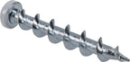 Hillman Borefast Drywall Anchors, Holds 50 Pounds in Drywall and 200 Pounds in Concrete, 1 1/2" Pan Head, White, 75-Pack, 377632