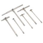Beslands 6 Pc Telescoping Gage Set, 5/16" - 6" Range, T-Bore Hole Gauges w/Pouch, High Precision Telescopic Bore Gauge T-Gage Set (5/16" to 6")