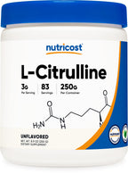 Nutricost Pure L-Citrulline (Base) Powder (250 Grams) 3g Per Serving