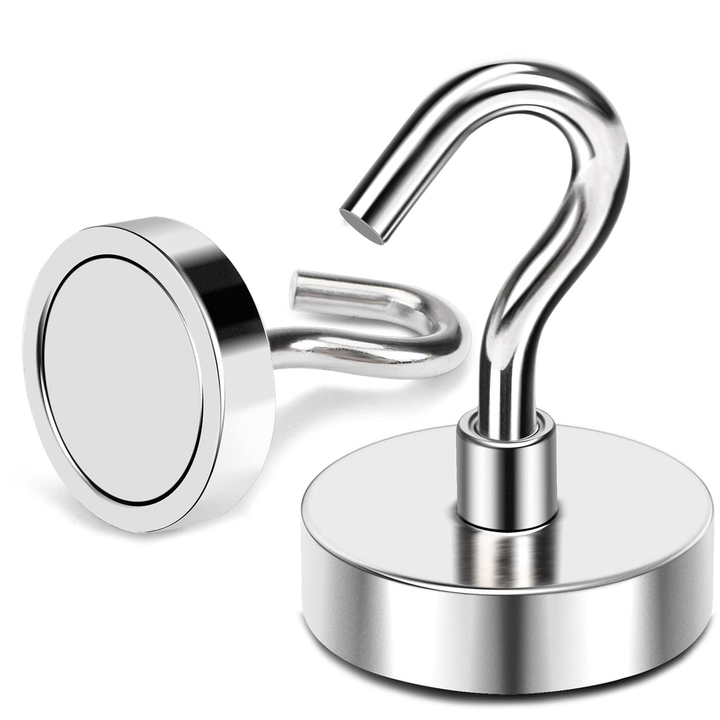 MIKEDE Magnetic Hooks 85Lbs Strong Neodymium Magnets with Hooks for Cruise