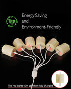 2"x 2" Rechargeable Flameless Votive Candles with Remote Timer, 6 Pack