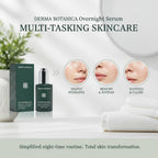 Derma Botanica Overnight Repair Serum,Derma Botanica Overnight Serum,with Multi-Molecular Hyaluronic Acid - smooth, and refresh the look of skin for a more youthful appearance. 1.76fl.oz(1pc)
