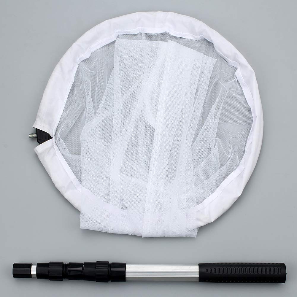 RESTCLOUD Large Insect and Butterfly Net with 14" Ring, 32" Net Depth, Extendable Handle to 36 Inches