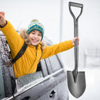 All Metal Shovels for Digging Gardening - 30in Small Shovel Spade with Short D Handle and Steel Blade - Perfect for Camping Planting Overlanding