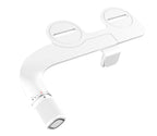 BIGCOW Ultra-Slim Bidet Attachment for Toilet - Dual Nozzle (Frontal & Rear Wash) with Adjustable Cold Water Pressure and Stainless Steel Inlet - Hygienic Solution for Fresh Cleanliness, Silver 1 Pcs